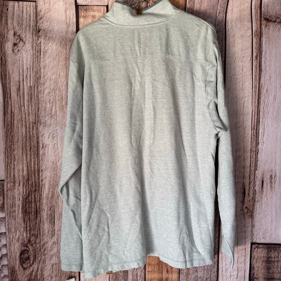 Fundamental Coast Pullover Top Men's Long Sleeve 1/4 Zip Soft Gray XXL NWT - Picture 2 of 10
